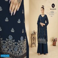 Kalarang Vaani Wholesale Pure Georgette With Work And Swaroski Work Dress Material