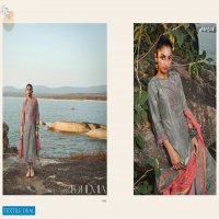 Jay Vijay Bohemia Wholesale Pure Moga Silk Jacquard Work Designer Suits