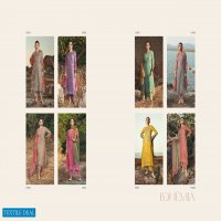 Jay Vijay Bohemia Wholesale Pure Moga Silk Jacquard Work Designer Suits