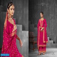 Sargam Shagun Wholesale Pure Viscose Russian Jacquard Straight Salwar Suits