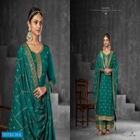 Sargam Shagun Wholesale Pure Viscose Russian Jacquard Straight Salwar Suits