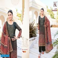 Alok Jamdani Wholesale Pure Zam Digital Print With Fancy Work Dress Material