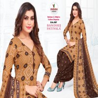 Vandana Bandhej Patiyala Vol-5 Wholesale Pure Cotton Dress Material