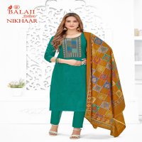 Balaji Nikhaar Wholesale Pure Cotton Regular Wear Dress Material