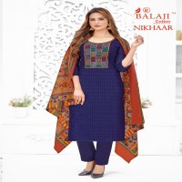 Balaji Nikhaar Wholesale Pure Cotton Regular Wear Dress Material
