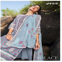 Jay Vijay Solace Wholesale Pure Cotton With Work And Lace Work Salwar Suits