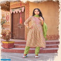 OSSM Cotton Nyra Wholesale Cotton Nyra Kurti With Pant And Dupatta Catalogue