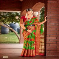 SIDDHANTH WEAVES GREENCHILI COTTON FANCY ETHNIC SAREES AT BEST RATE