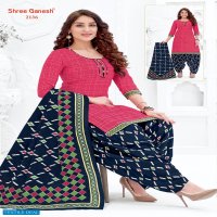 Shree Ganesh Ikkat Patiyala Special Wholesale Cotton Printed Dress Material