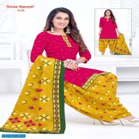 Shree Ganesh Ikkat Patiyala Special Wholesale Cotton Printed Dress Material