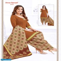 Shree Ganesh Ikkat Patiyala Special Wholesale Cotton Printed Dress Material