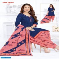 Shree Ganesh Ikkat Patiyala Special Wholesale Cotton Printed Dress Material