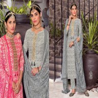 Radha Fab Saloni Wholesale Cotton Slub Print With Embroidery Work Dress Material