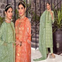 Radha Fab Saloni Wholesale Cotton Slub Print With Embroidery Work Dress Material