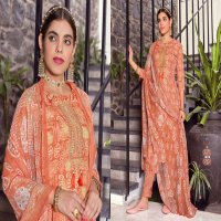 Radha Fab Saloni Wholesale Cotton Slub Print With Embroidery Work Dress Material