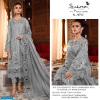 SERINE MEGHA EXPORTS SERINE S-97 GEORGETTE PAKISTANI DESIGNER SUIT