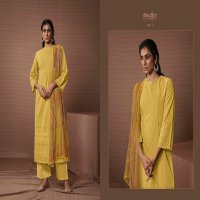 Omtex Meraki Wholesale Linen Cotton With Lucknowi Embroidery Salwar Suits