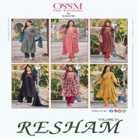 OSSM Resham Vol-1 Wholesale Nyra Cut Tops With Pant And Dupatta