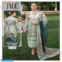 Jade Chevron Exclusive Heavy Cotton Pakistani Concept Printed Dress