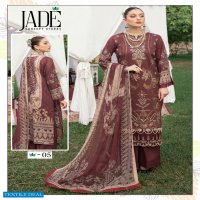 Jade Chevron Exclusive Heavy Cotton Pakistani Concept Printed Dress