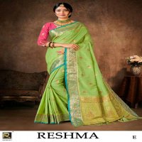 RONISHA RESHMA BY RANJNA SAREE BANARASI SILK DESIGNER SAREE COLLECTON