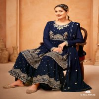 Anjubaa Vol-12 Wholesale Faux Georgette Designer Salwar Suits