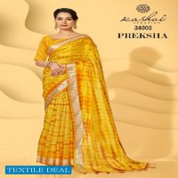 Kashvi Preksha Wholesale Fine Georgette Casual Indian Sarees