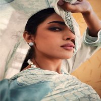 Varsha Vanilla Wholesale Viscose Muslin Digitally Printed With Embroidery Salwar Suits