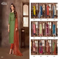 Vishnu Malaika Vol-8 Wholesale Diamond Cotton Dress Material