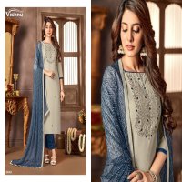 Vishnu Malaika Vol-8 Wholesale Diamond Cotton Dress Material