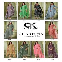 Al Karam Charizma Signature Lawn Cotton Printed Dress Material