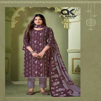 Al Karam Charizma Signature Lawn Cotton Printed Dress Material
