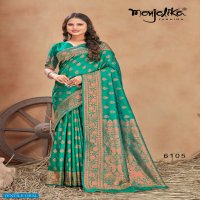 Monjolika Madhushri 6100 Series Wholesale Banarasi Silk Ethnic Sarees