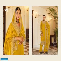 Radha Hoor Wholesale Pure Vichitra With Embroidery Work Party Wear Suits