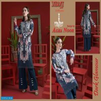 Agha Noor Shiddat Vol-4 Wholesale Self Embroidery Dress Material