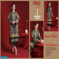 Agha Noor Shiddat Vol-4 Wholesale Self Embroidery Dress Material