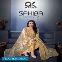 Al Karam Sahiba Signature Print Wholesale Cotton Printed Dress Material