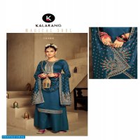 Kalarang Maansi Wholesale Pure Vichitra Silk With Work Dress Material