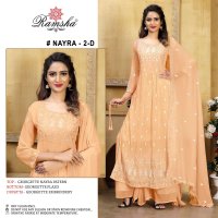 RAMSHA PRESENT NAYRA VOL 2 UNSTITCHED GEORGETTE NAYRA PATTERN SALWAR SUIT