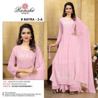 RAMSHA PRESENT NAYRA VOL 2 UNSTITCHED GEORGETTE NAYRA PATTERN SALWAR SUIT