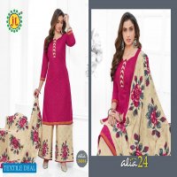 JT Alia Vol-24 Wholesale Pure Cotton Printed Dress Material