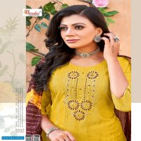 Smylee Mishri Wholesale Readymade Kurti Pant With Dupatta