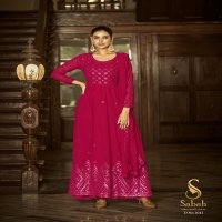 Sabah FIza Wholesale Designer Heavy Fox Georgette Anarkali Salwar Suits