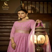 Sabah FIza Wholesale Designer Heavy Fox Georgette Anarkali Salwar Suits