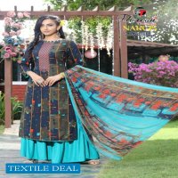 Floreon Nargis Wholesale Pure Cotton With Work Dress Material