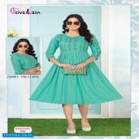 DVEEJA KASTURI VOL-1 REYON DOBBY KURTI CATALOG WHOLESALER BEST RATE