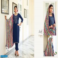 Levisha Nivisha Vol-2 Wholesale Reyon Slub With Work Dress Material