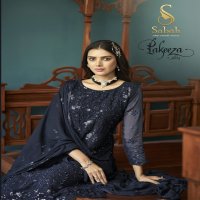 Sabah Pakeeza Wholesale Heavy Faux Georgette Fancy Straight Suits