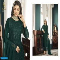 Sabah Pakeeza Wholesale Heavy Faux Georgette Fancy Straight Suits