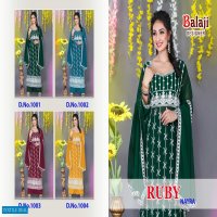 Balaji Ruby Nayra Wholesale Naayra Cut With Chain Embroidery Suits